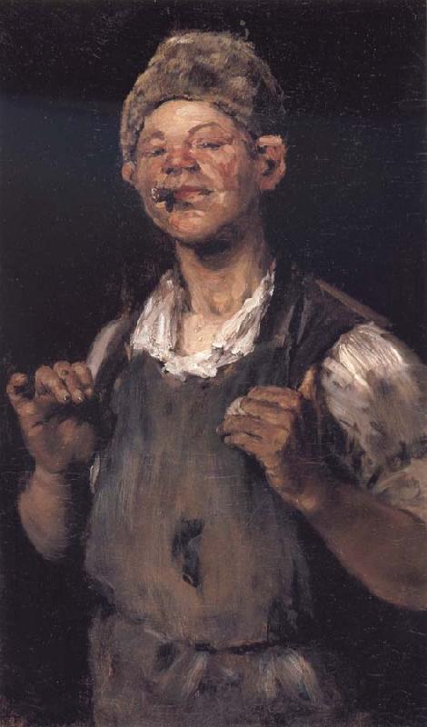 William Merritt Chase The Leader oil painting image